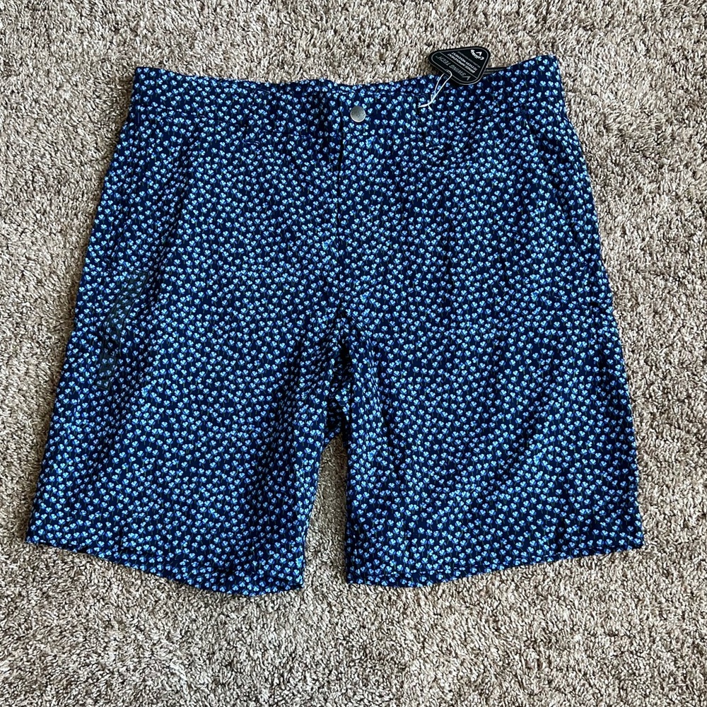 Callaway Men’s Blue Floral Golf Shorts NEW Waist 32 Active Stretch Lightweight